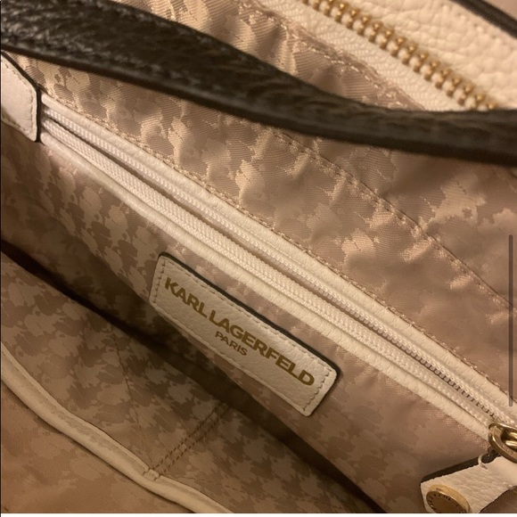 ❌SOLD❌NWOT✨Karl Lagerfeld Paris- Bobbi Colorblock Bow Satchel✨ - Picture 4 of 9